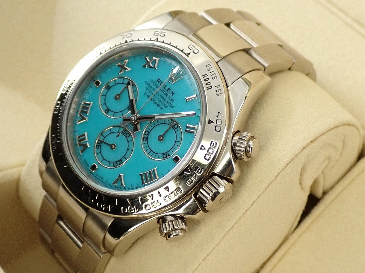 Rolex Daytona Ref.116509 18KWG Turquoise Dial