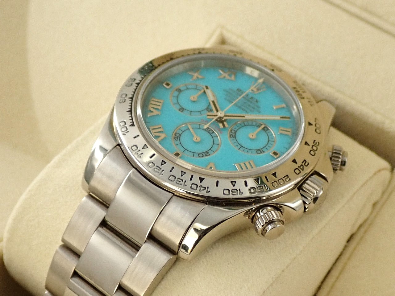 Rolex Daytona Ref.116509 18KWG Turquoise Dial