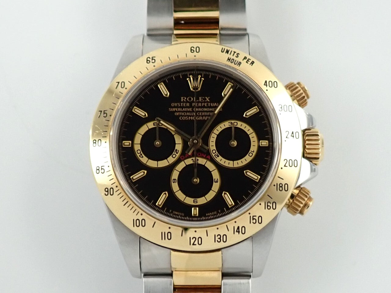 Rolex Daytona El Primero Ref.16523 SS/YG Black Dial