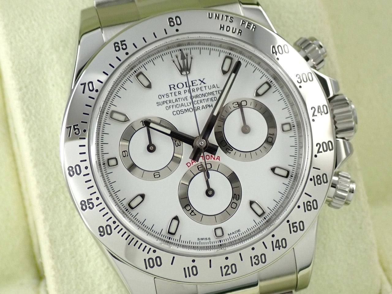 Rolex Daytona Ref.116520 SS White Dial