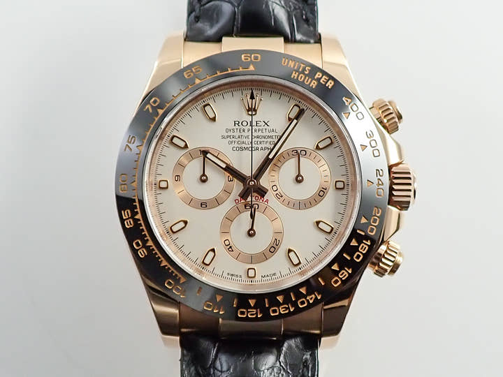 Rolex Daytona Ref. 116515LN Everose Gold Ivory Dial