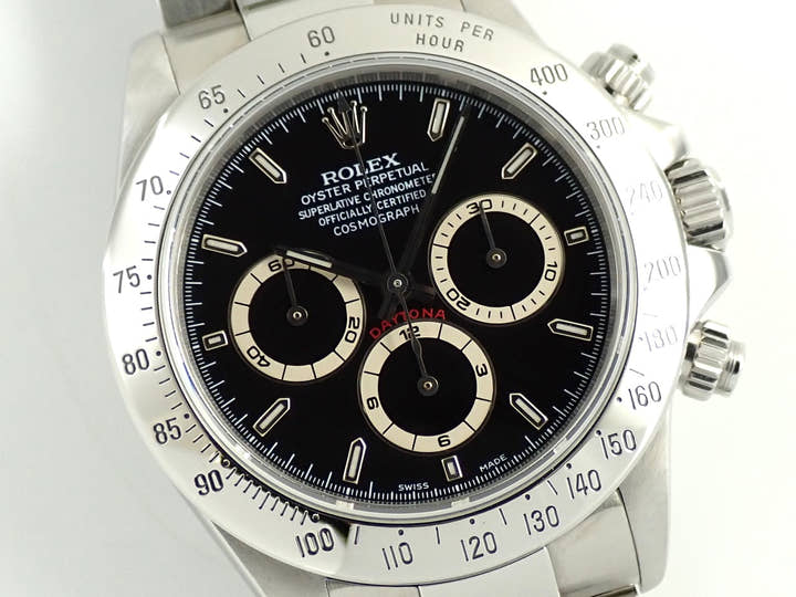 ロレックス デイトナ エルプリメロ Ref.16520 ステンレススチール ブラック文字盤