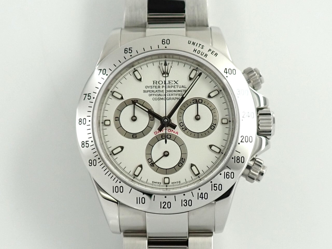 Rolex Daytona Ref.116520 SS White Dial