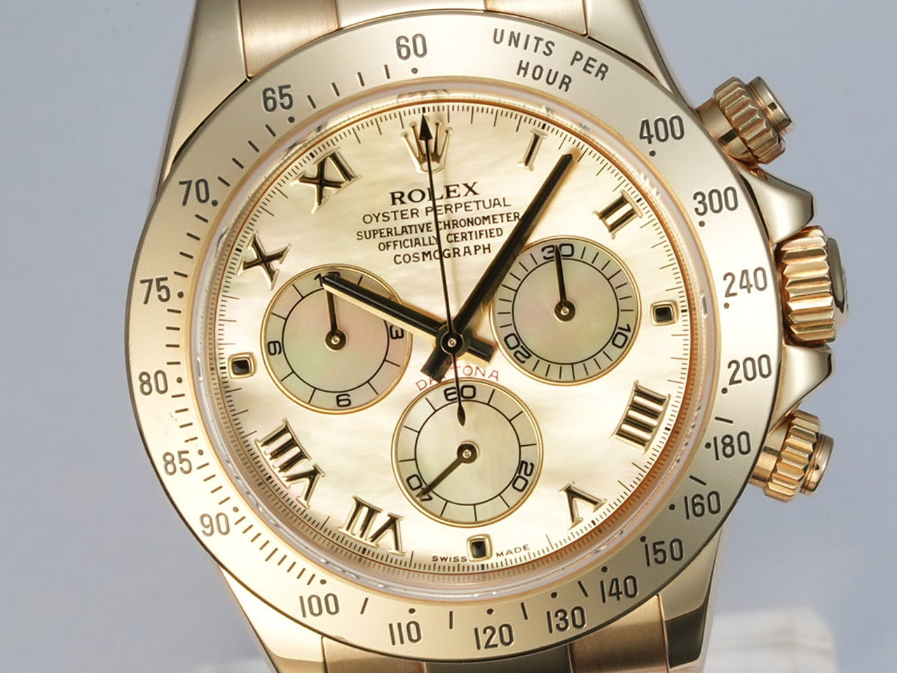 Rolex Daytona Ref.116528NR 18KYG Yellow Shell Dial