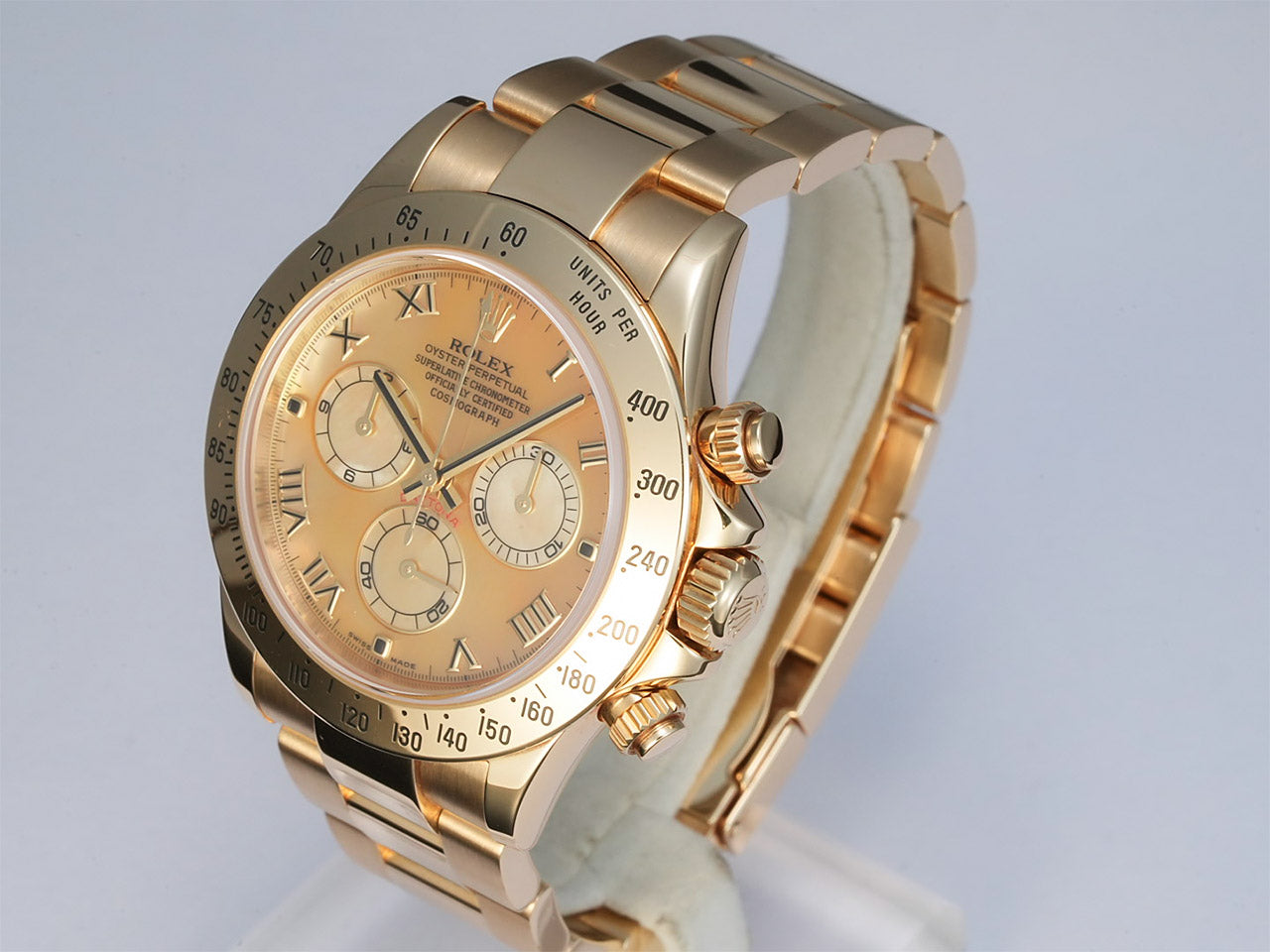 Rolex Daytona Ref.116528NR 18KYG Yellow Shell Dial