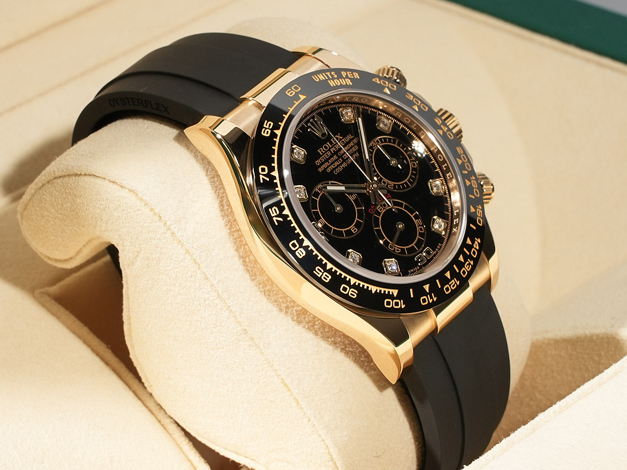 Rolex Daytona Ref.116518LN 18KYG Black 8P Diamond Dial