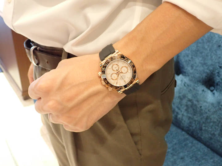 Rolex Daytona Ref.116515LN Ivory Dial Used daytona-428