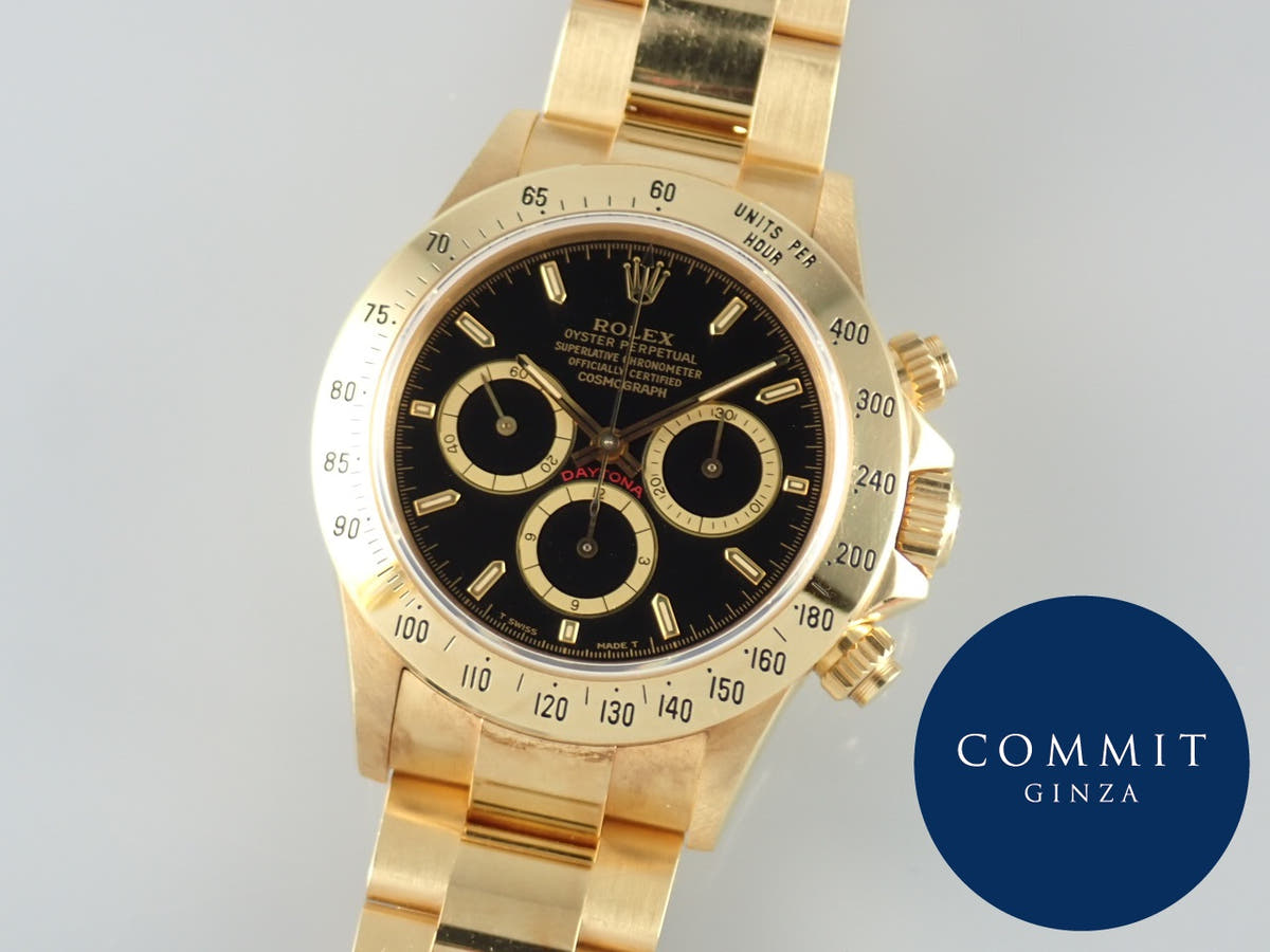 ロレックス デイトナ Ref.16528 ブラック文字盤 中古 daytona-429
