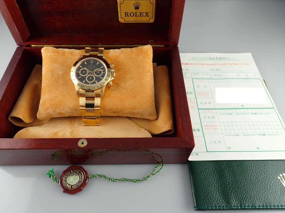 ロレックス デイトナ Ref.16528 ブラック文字盤 中古 daytona-429