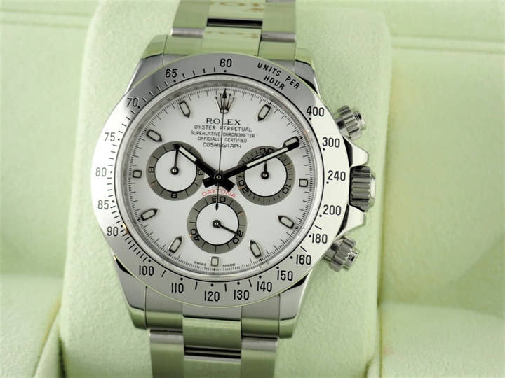 ロレックス デイトナ Ref.116520 ホワイト文字盤 中古 daytona-432