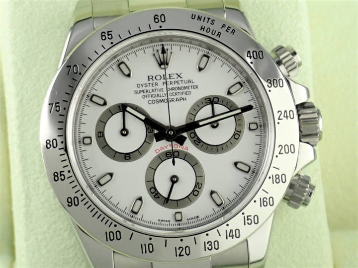 ロレックス デイトナ Ref.116520 ホワイト文字盤 中古 daytona-432