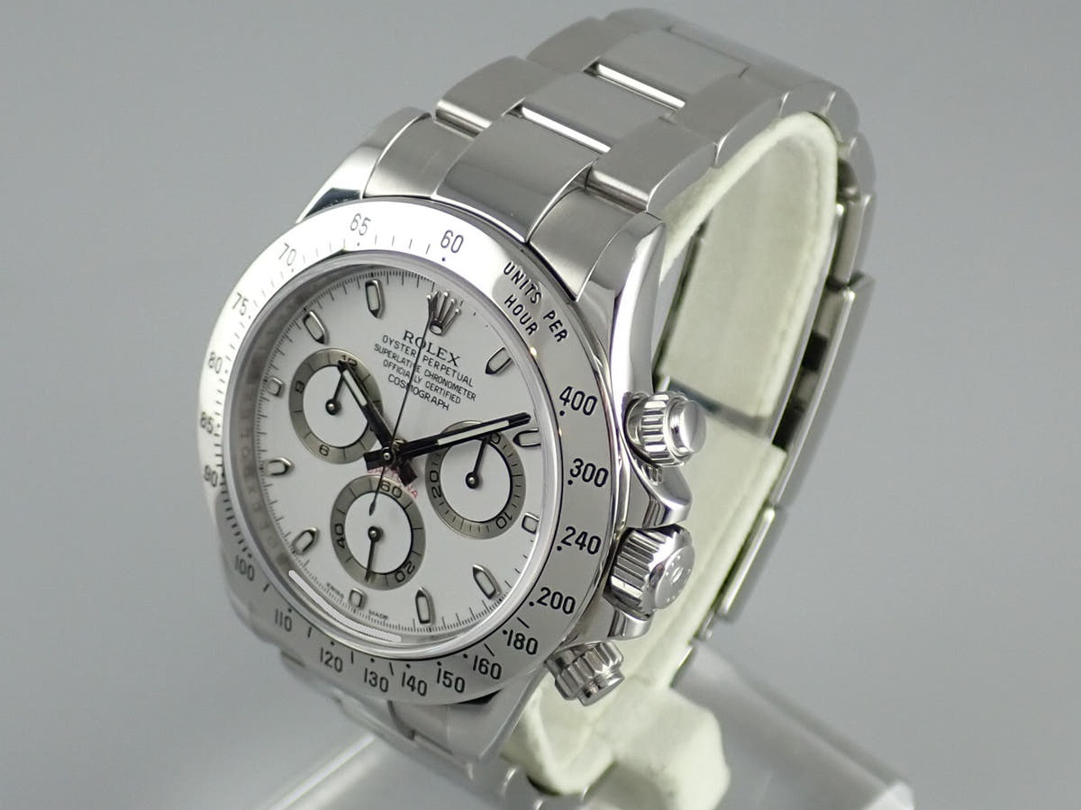 ロレックス デイトナ Ref.116520 ホワイト文字盤 中古 daytona-432