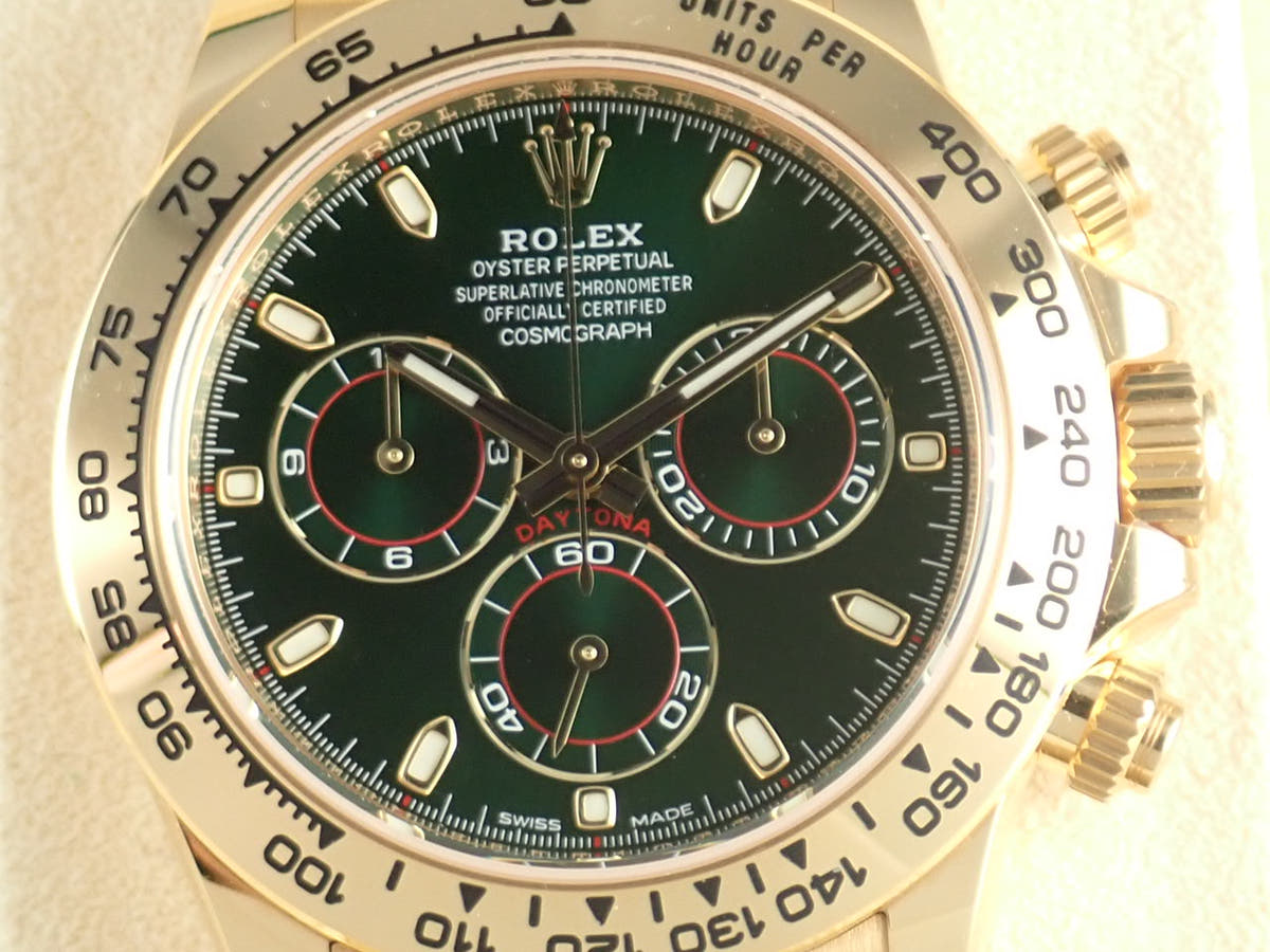 ロレックス デイトナ Ref.116508 グリーン文字盤 未使用 daytona-435