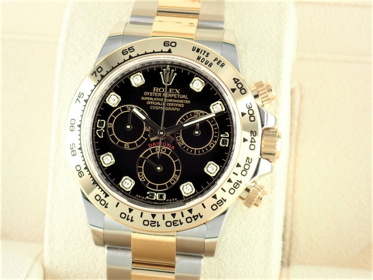 Rolex Daytona combination model 8P diamond [unused] &lt;&lt;New warranty card, box, etc.&gt;&gt;