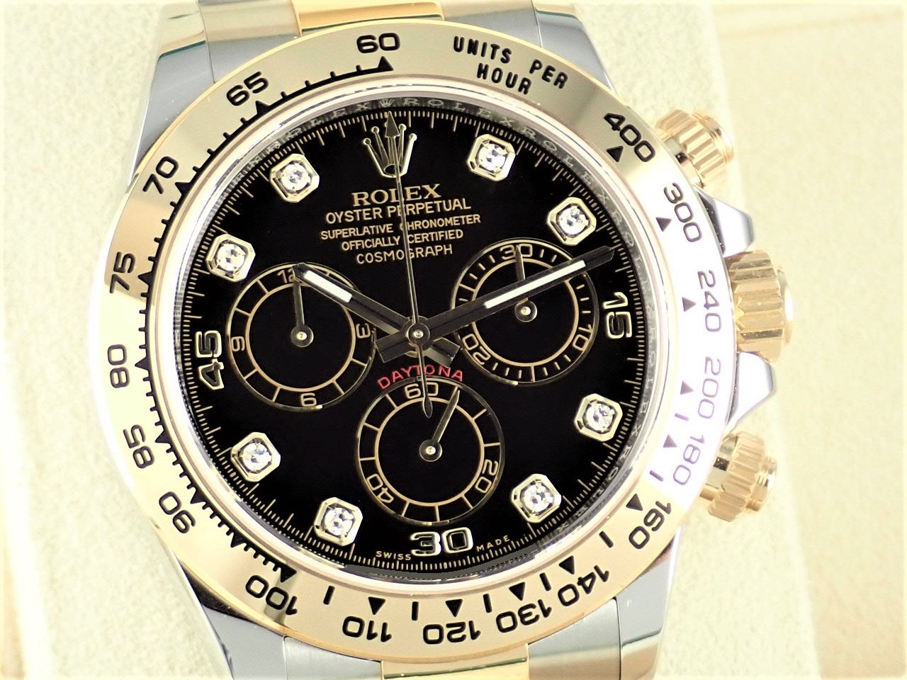 Rolex Daytona combination model 8P diamond [unused] &lt;&lt;New warranty card, box, etc.&gt;&gt;