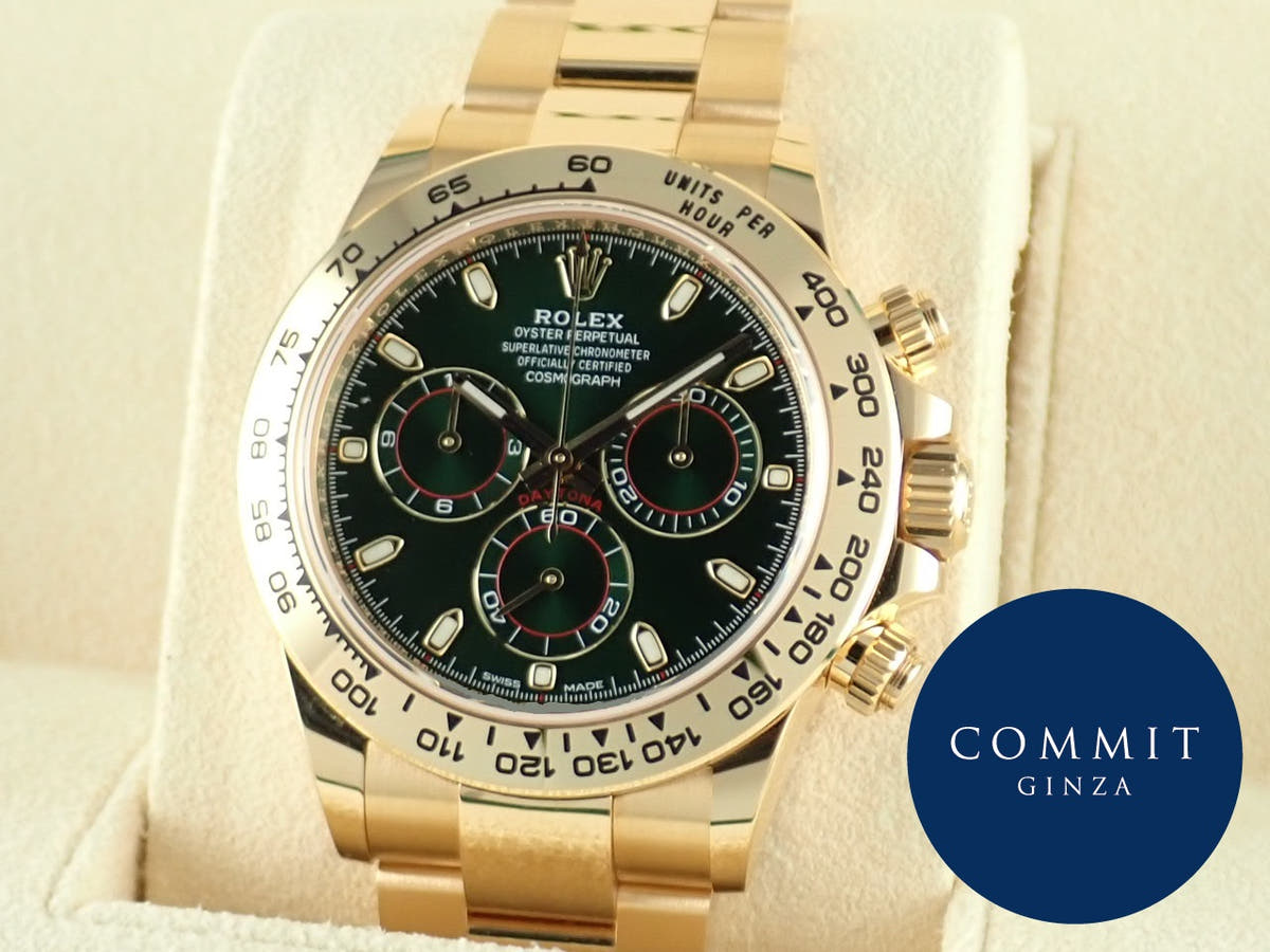ロレックス デイトナ Ref.116508 グリーン文字盤 極美品 daytona-453