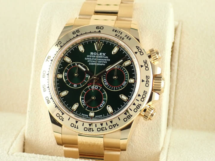 ロレックス デイトナ Ref.116508 グリーン文字盤 極美品 daytona-453