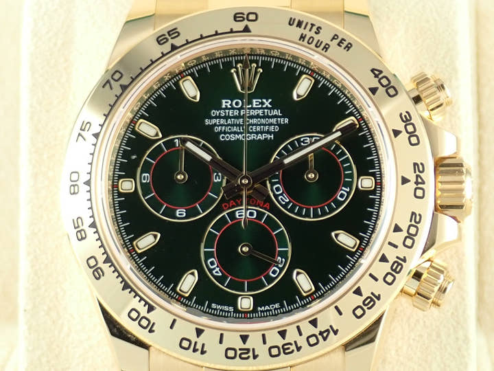 ロレックス デイトナ Ref.116508 グリーン文字盤 極美品 daytona-453