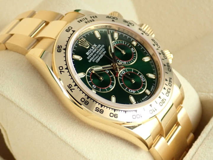 ロレックス デイトナ Ref.116508 グリーン文字盤 極美品 daytona-453
