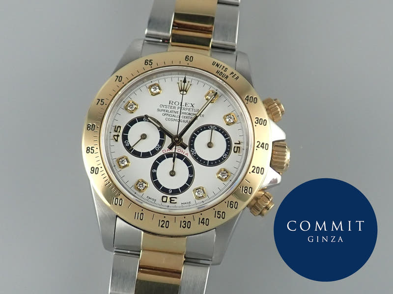 ロレックス デイトナ Ref.16523G ホワイト文字盤 中古 daytona-457