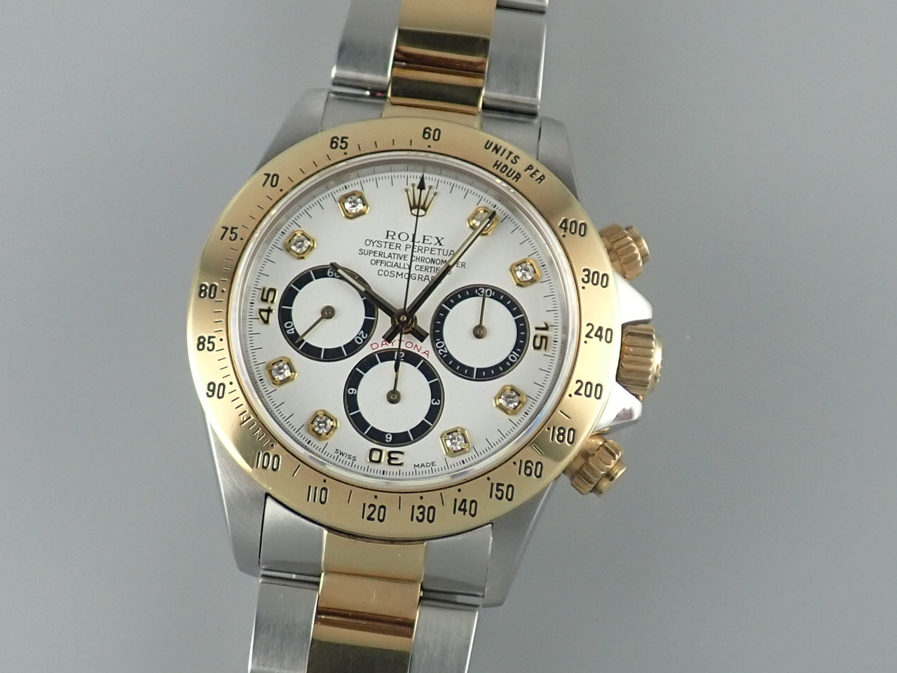 Rolex Daytona 8P Diamond White Dial N Series &lt;Box and Others&gt;