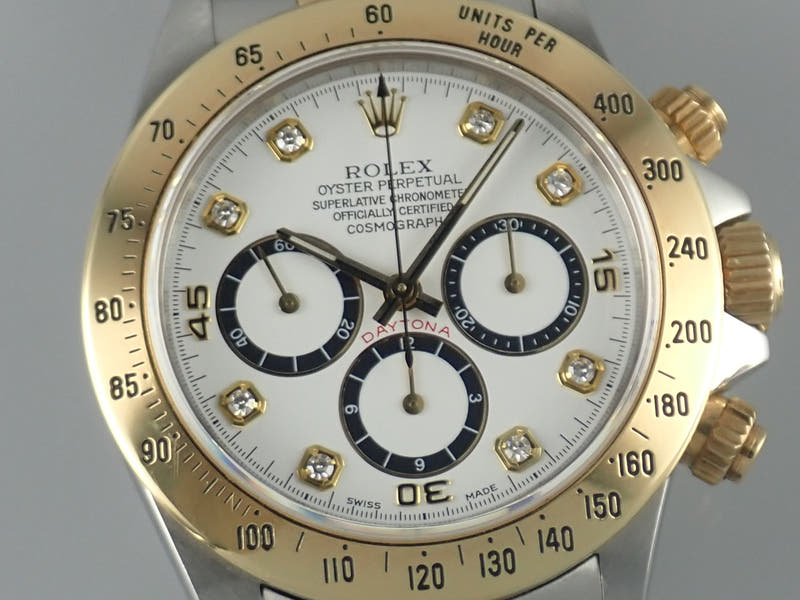 ロレックス デイトナ Ref.16523G ホワイト文字盤 中古 daytona-457