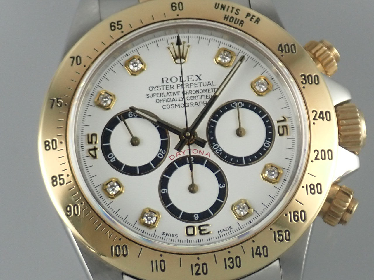 Rolex Daytona 8P Diamond White Dial N Series &lt;Box and Others&gt;