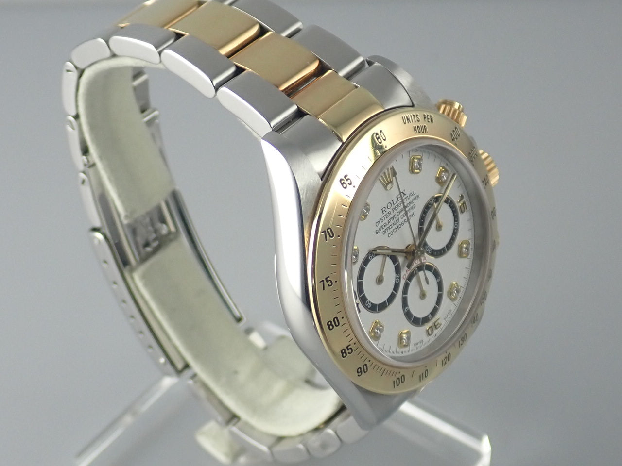 Rolex Daytona 8P Diamond White Dial N Series &lt;Box and Others&gt;