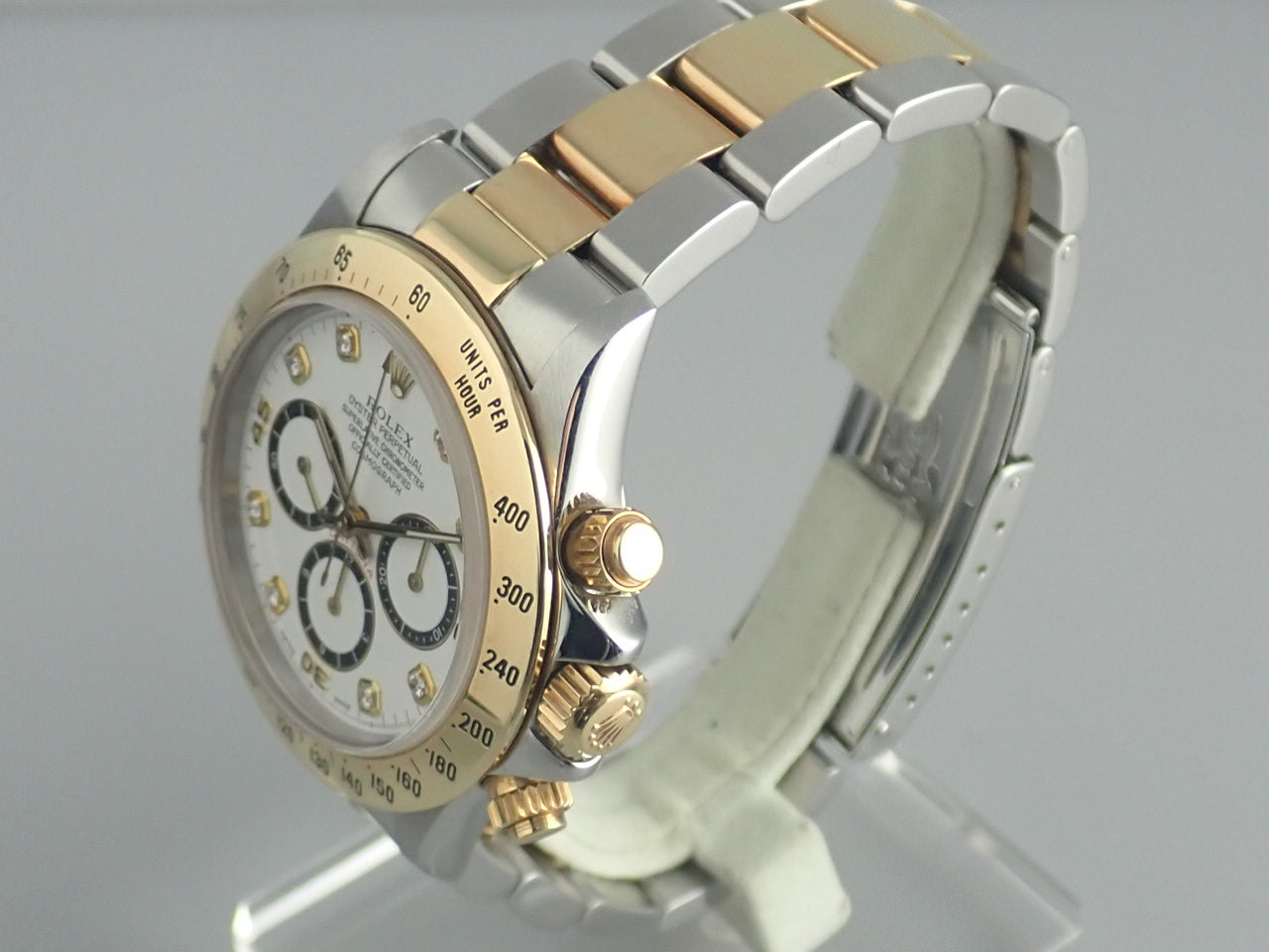 Rolex Daytona 8P Diamond White Dial N Series &lt;Box and Others&gt;