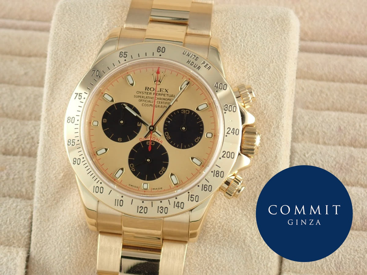 ロレックス デイトナ Ref.116528 シャンパン文字盤 中古 daytona-473