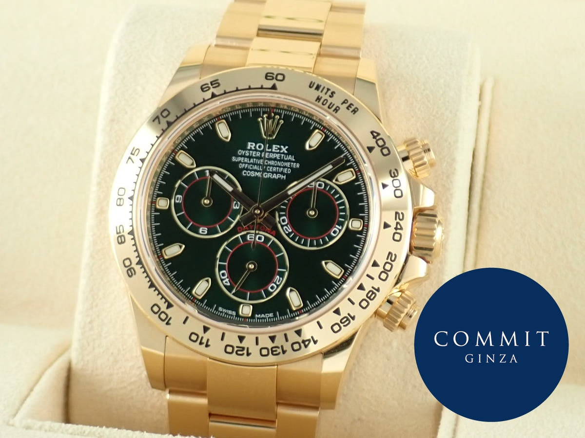 ロレックス デイトナ Ref.116508 グリーン文字盤 美品 daytona-477