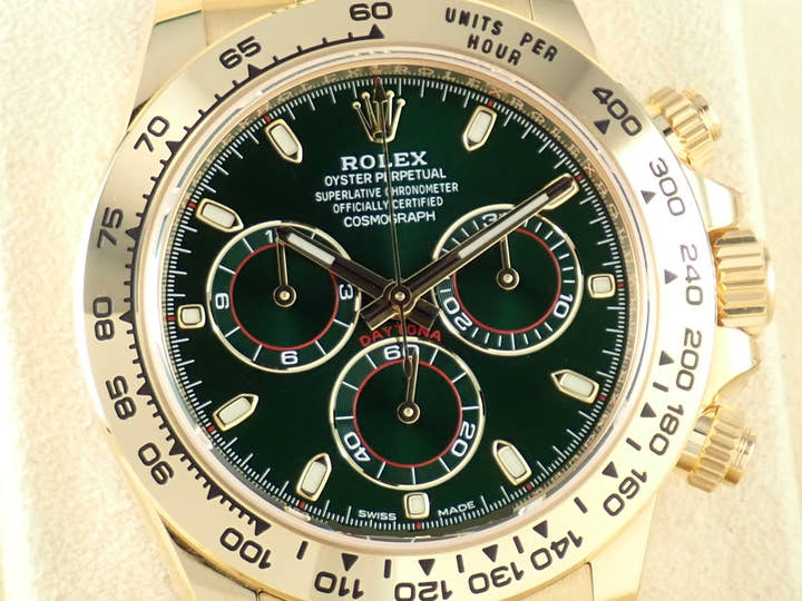 ロレックス デイトナ Ref.116508 グリーン文字盤 美品 daytona-477