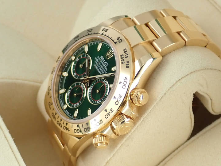ロレックス デイトナ Ref.116508 グリーン文字盤 美品 daytona-477