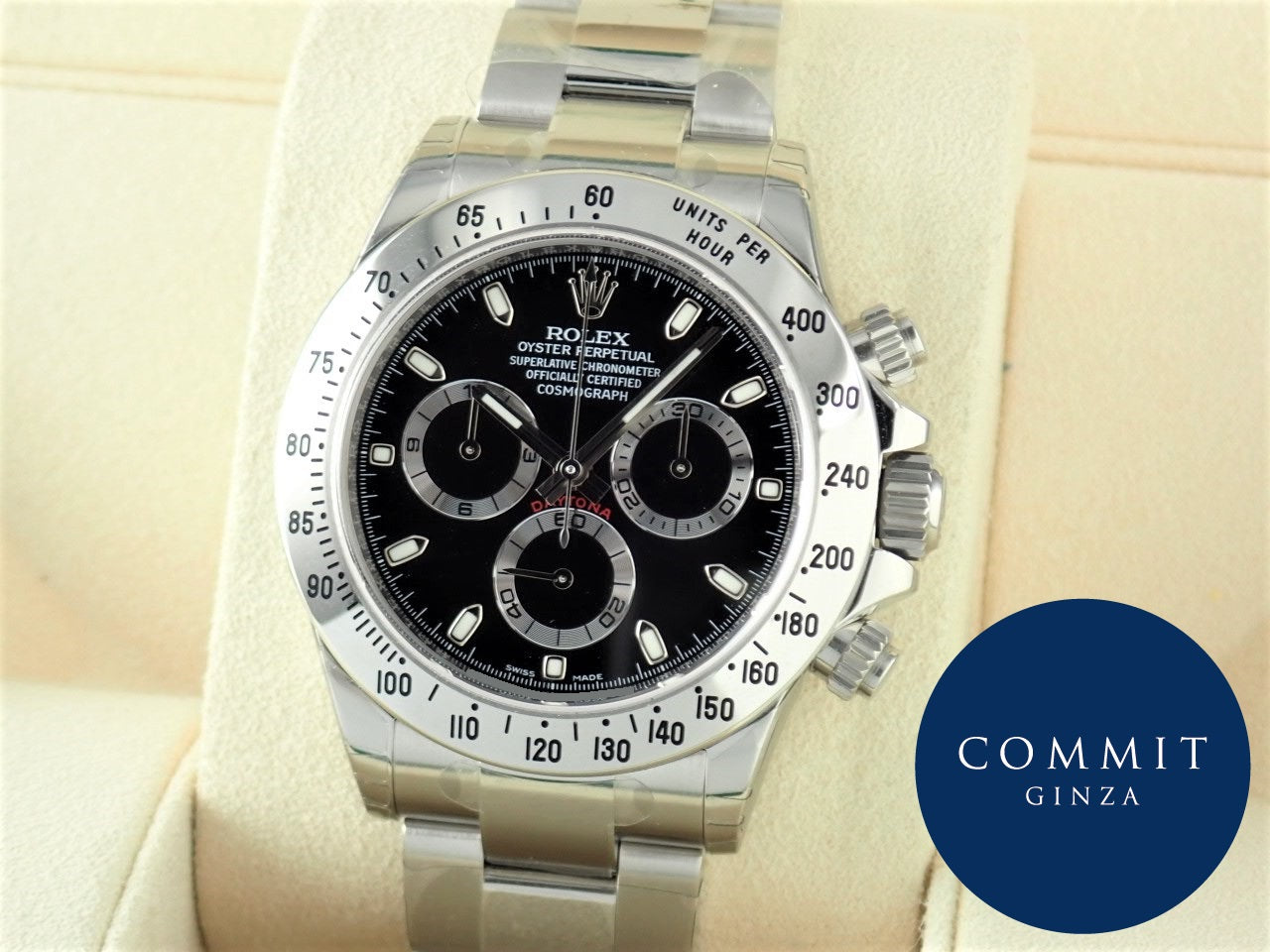 Rolex Daytona Black Dial Random Mirror Buckle [Dead Stock] &lt;Warranty, Box, etc.&gt;