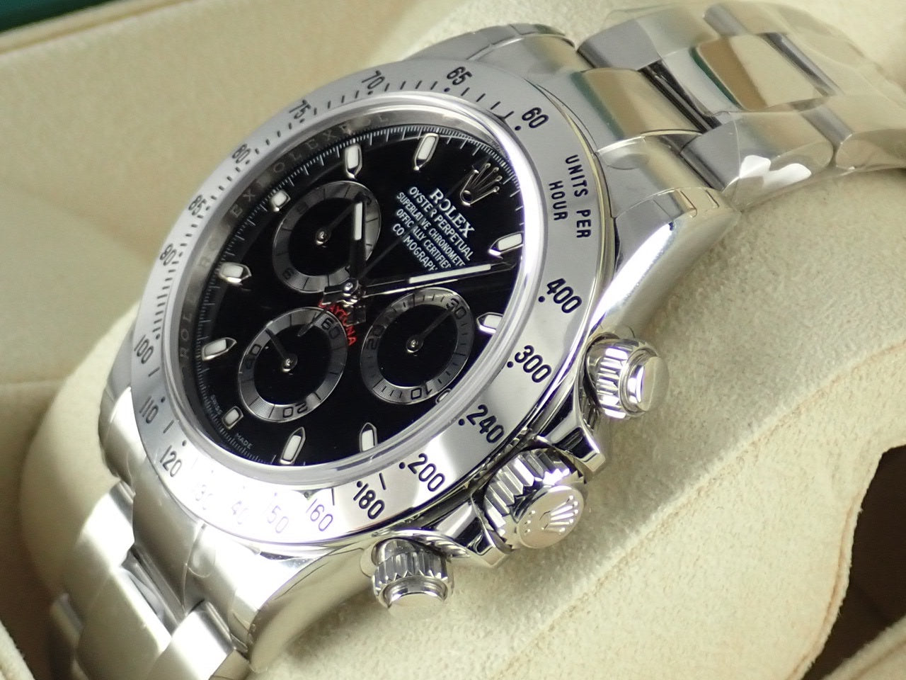 Rolex Daytona Black Dial Random Mirror Buckle [Dead Stock] &lt;Warranty, Box, etc.&gt;