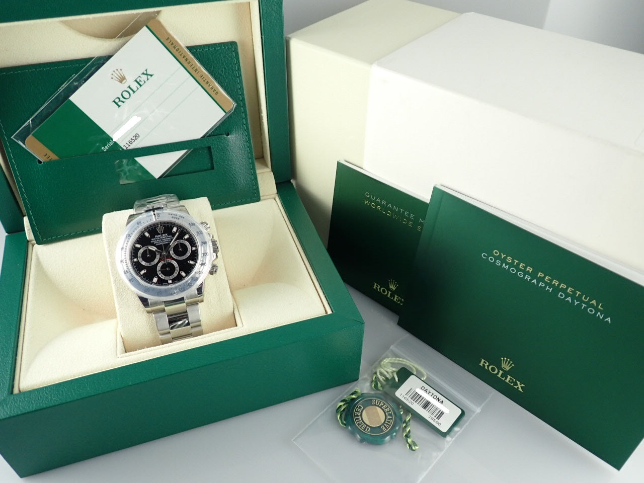 Rolex Daytona Black Dial Random Mirror Buckle [Dead Stock] &lt;Warranty, Box, etc.&gt;