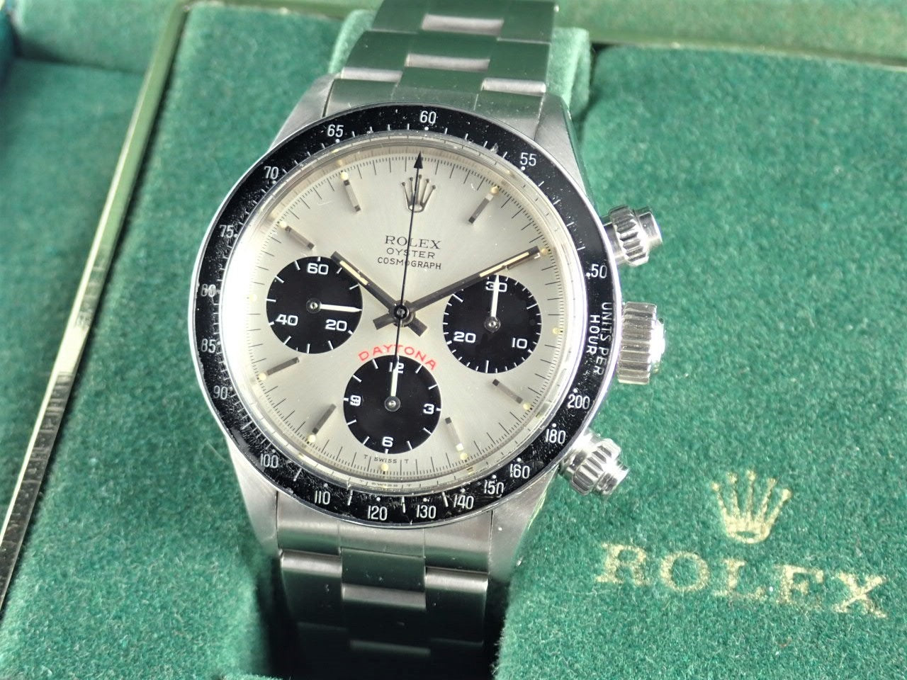 Rolex Daytona Silver Big Red &lt;Box and Others&gt;