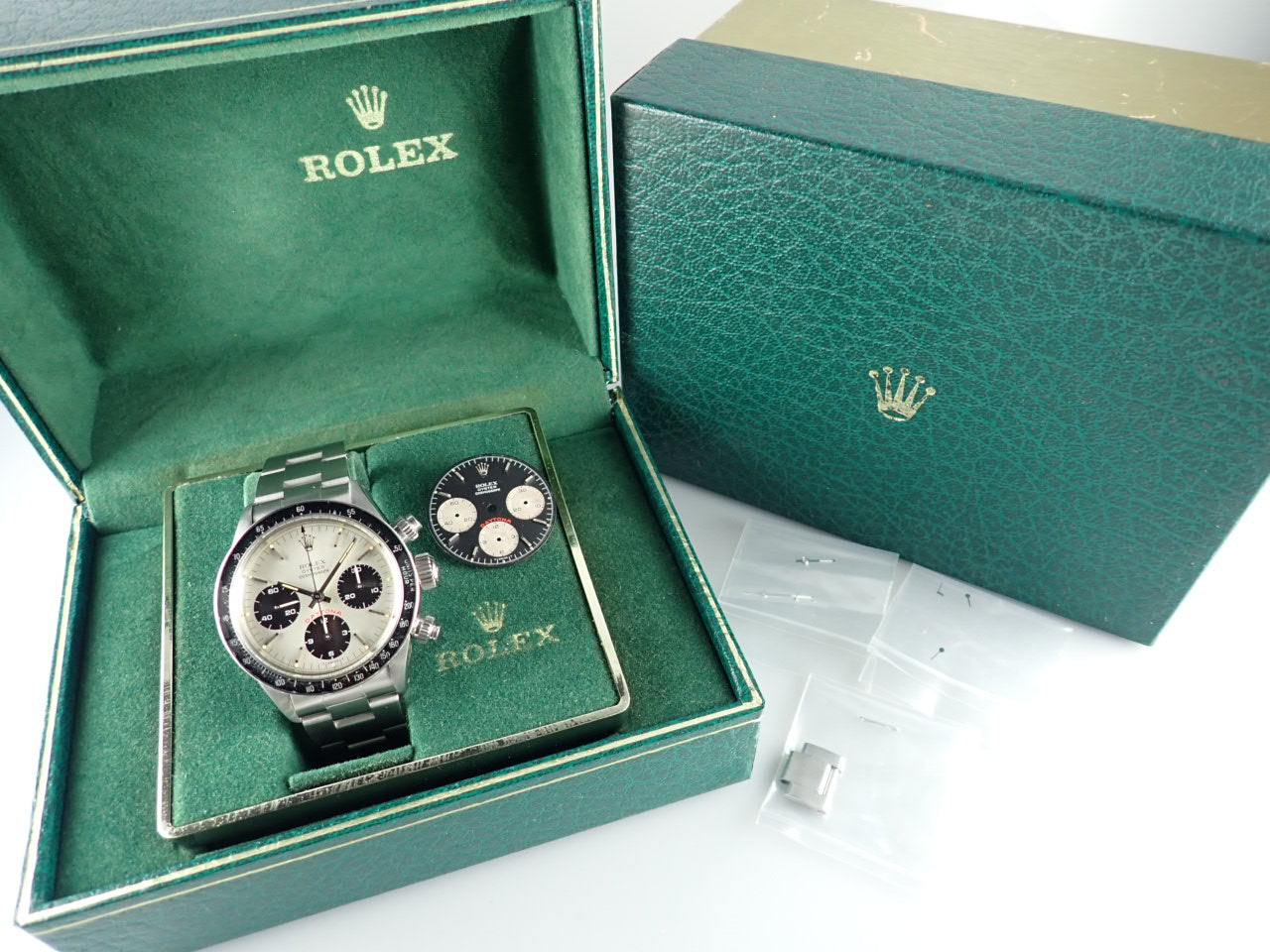 Rolex Daytona Silver Big Red &lt;Box and Others&gt;