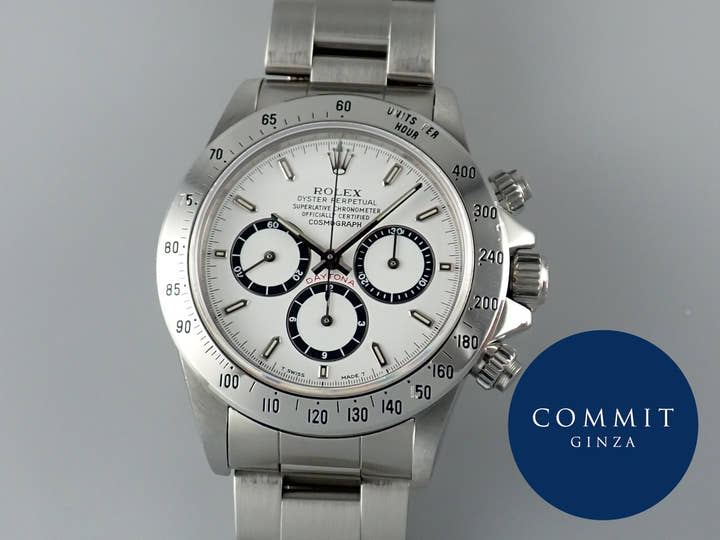 ロレックス デイトナ Ref.16520 ホワイト文字盤 中古 daytona-493
