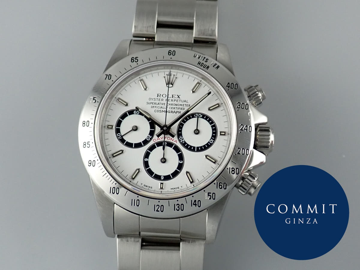 ロレックス デイトナ Ref.16520 ホワイト文字盤 中古 daytona-493