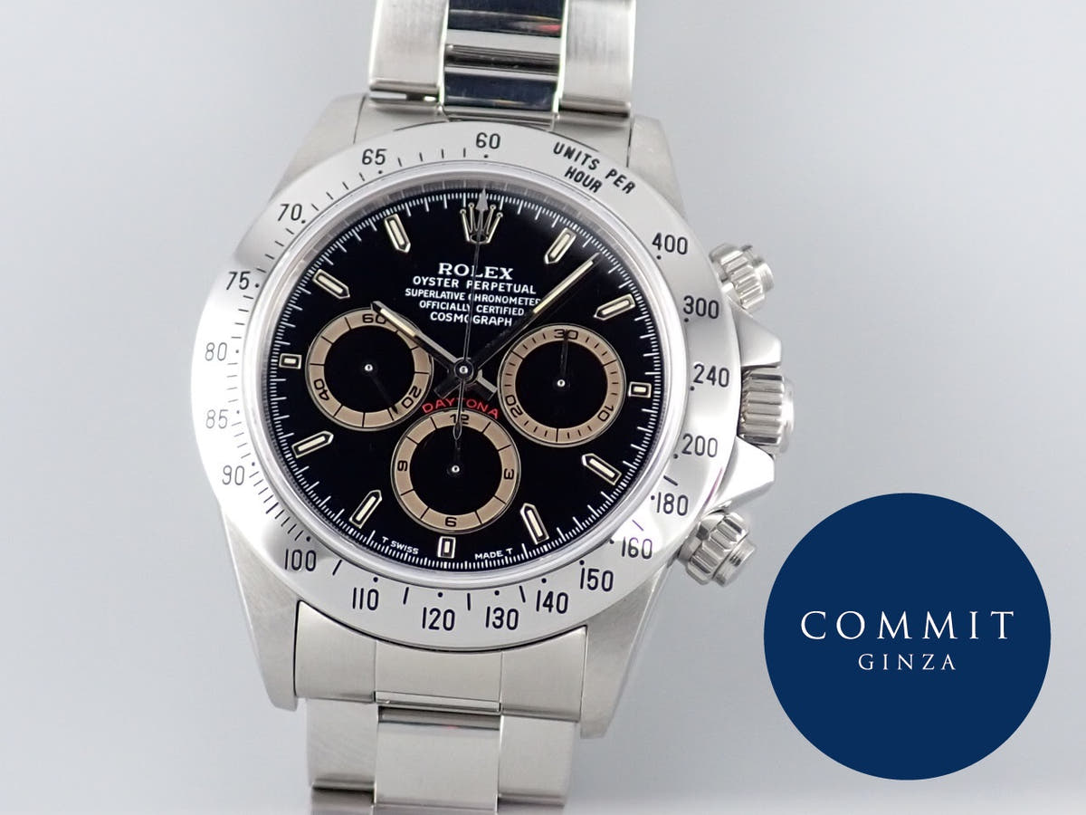 ロレックス デイトナ Ref.16520 ブラック文字盤 中古 daytona-500