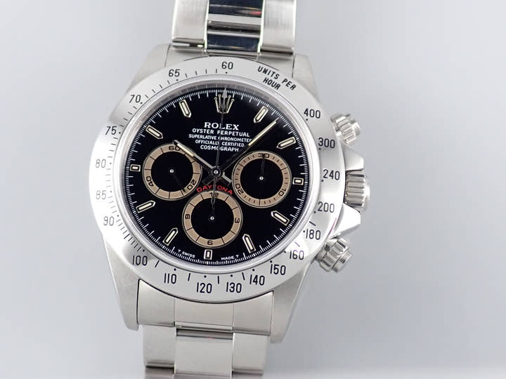 ロレックス デイトナ Ref.16520 ブラック文字盤 中古 daytona-500