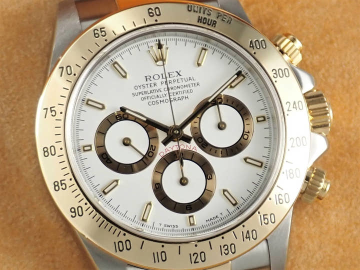 ロレックス デイトナ Ref.16523 ホワイト文字盤 中古 daytona-511