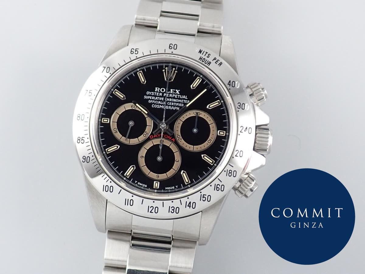 ロレックス デイトナ Ref.16520 ブラック文字盤 中古 daytona-519