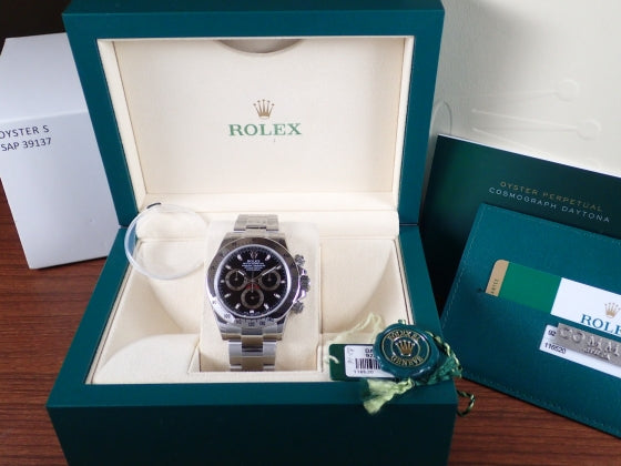 Rolex Daytona Black Dial Random Final Model [Unused] Ref.116520