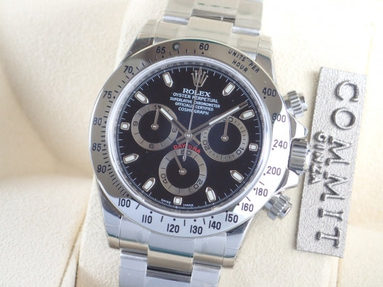 Rolex Daytona Black Dial Random Final Model [Unused] Ref.116520