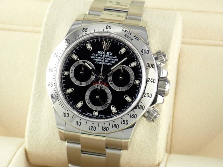 ロレックス デイトナ Ref.116520 ブラック文字盤 中古 daytona-532
