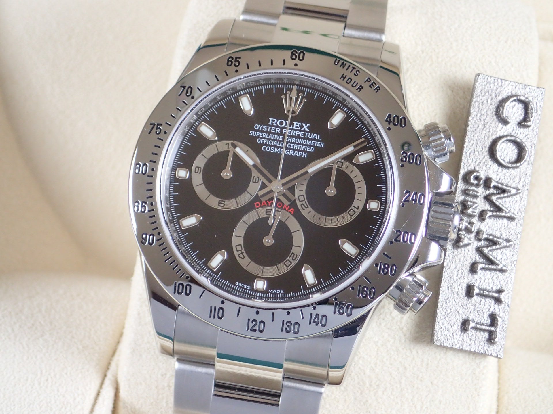 Rolex Daytona Black Dial Random Final Model Ref.116520