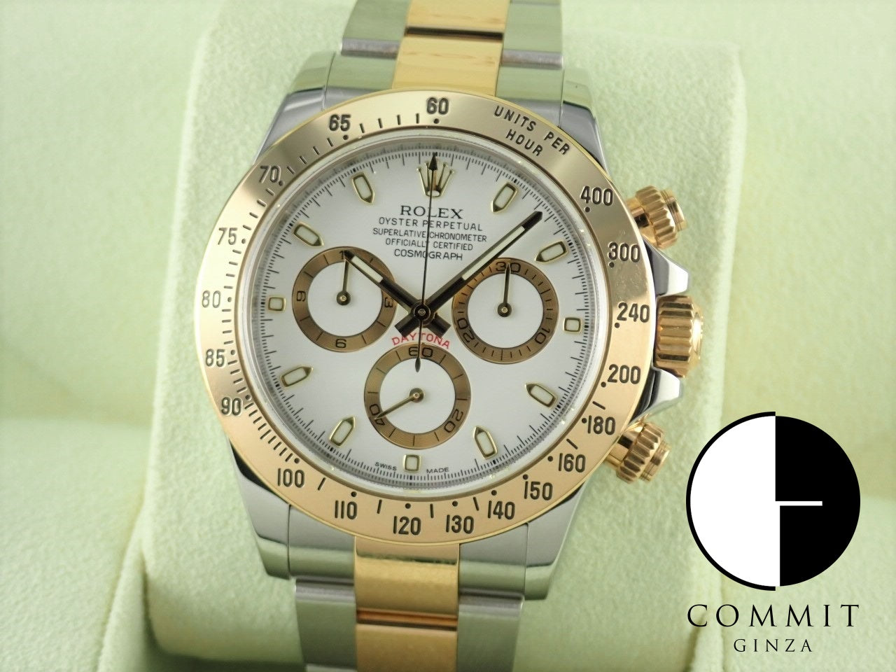 Rolex Daytona combination model, white dial &lt;Warranty, box, etc.&gt;