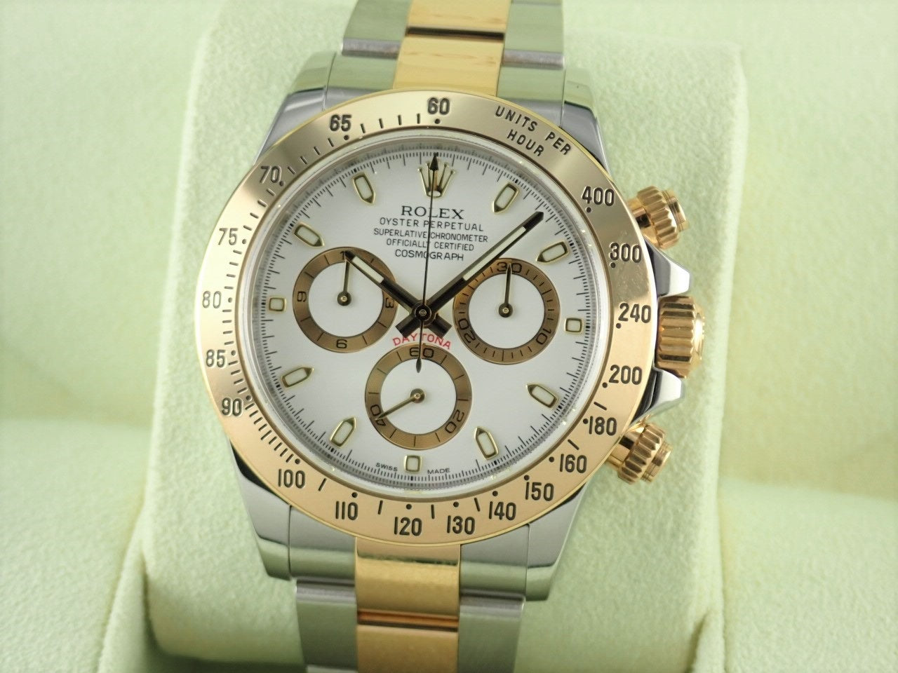 Rolex Daytona combination model, white dial &lt;Warranty, box, etc.&gt;